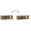 Wall Mounted TV Cabinet Artisan Oak 98 x 31 x 30 cm