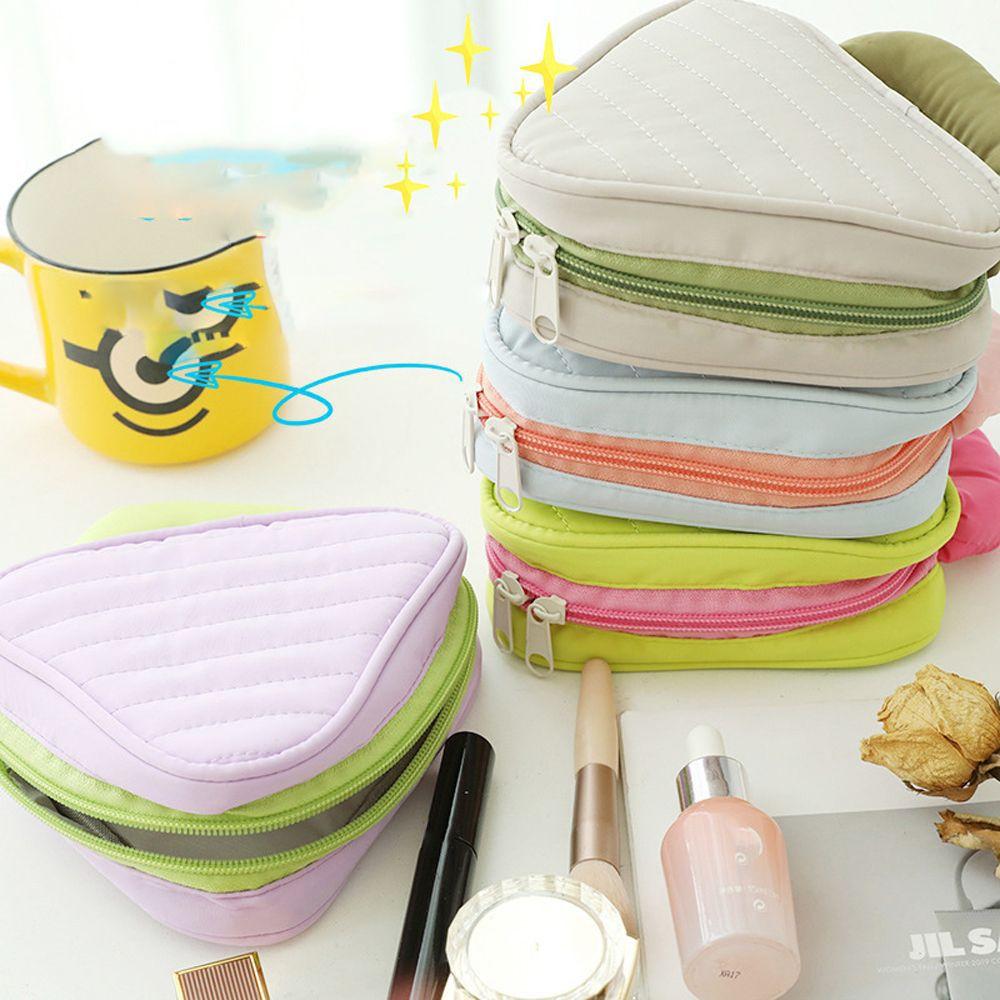 Man Fashion Simple Square Nylon Women Cosmetic Bag Storage Bag Travel Toiletry Bag Makeup Case