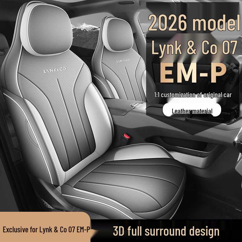 2026 Lynk & Co 07 Long Range All-Season Leather Car Seat Cover, Full Coverage.