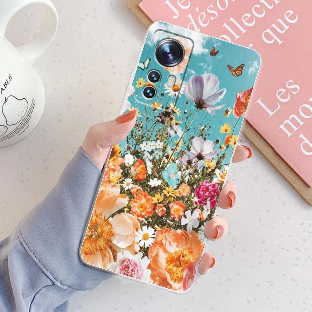 For Xiaomi 12 12 Pro 12X Case Back Cover For Xiaomi 12 Pro Girl Clear Phone Fundas Soft Silicone Case For Xiaomi 12T X 12s Ultra