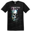 Infected Rain Tričko Květinová Lebka Gotická Metalová Kapela Grafika Koncertní Fanouškovské Tričko Umění