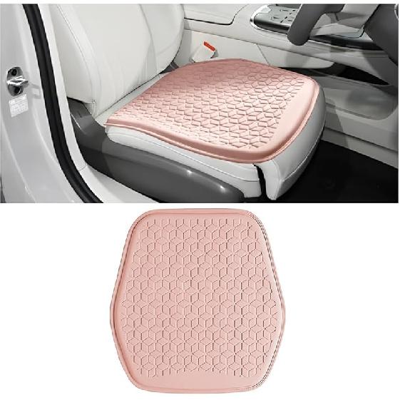 Gel Car Seat Cushion, Non-Slip & Comfortable Automotive Chair Protector Pad For Driving, Breathable Vehicle Interior Mat Cover Accessories, Universal