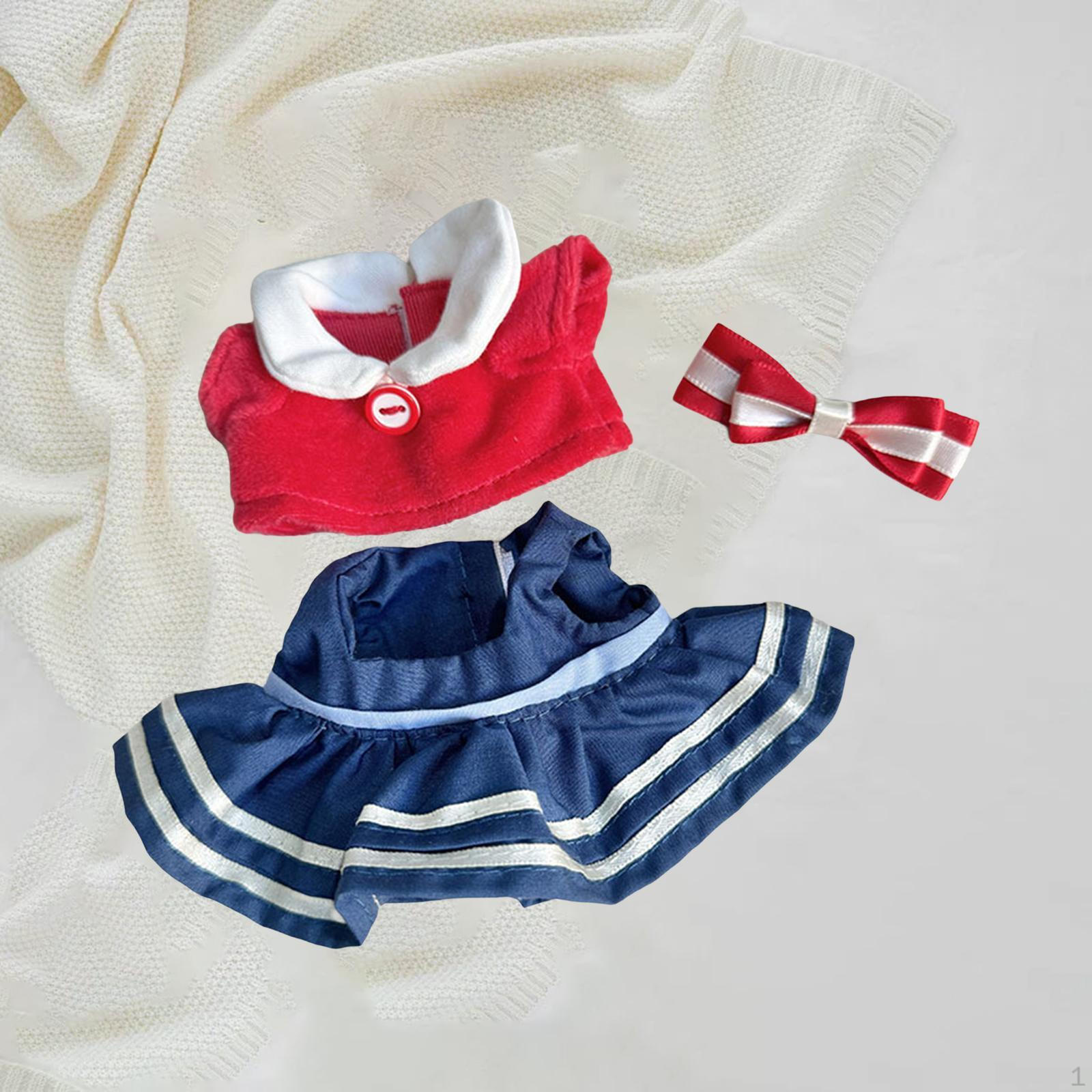 

Одежда для плюшевых кукол, одежда для мягких игрушек, аксессуары для реквизита для фотосъемки 10-15 см Dress Set