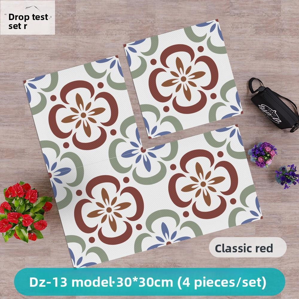 Küche, Badezimmer, Ölfest, Wasserdicht und Rutschfest Köper Bodenaufkleber, Badezimmer, Schlafzimmer, Wohnzimmer DIY Bodenaufkleber