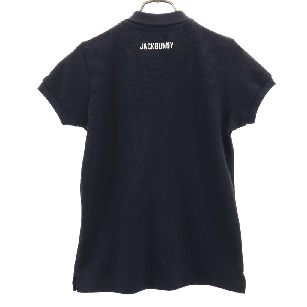 Jack Bunny!! golf Short sleeve Polo shirt Navy Women Used