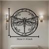 Large Metal Dragonfly Wall Art, Intricate Garden Sculpture, Nature Insect Decor for Outdoor, Big Hanging Sign, Gift for Nature Lover