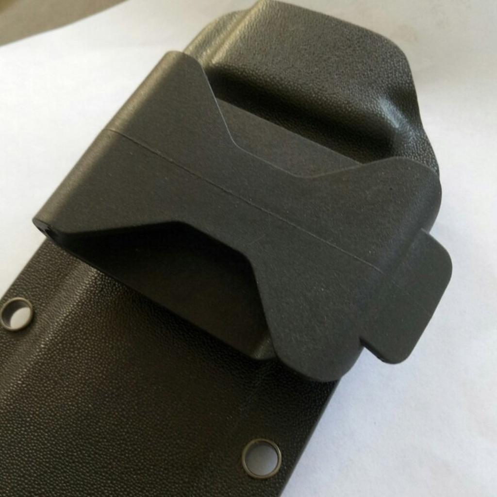 1/2Set Tactically Knife Holster Back Clip 360 Degree Rotating K Sheath Back Clip Belt Clip with Screws Easy To Carry
