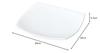 NARUMI Styles Plate, 24cm Diagonal, White, Simple and Stylish Square Lunch Plate, Single Plate, Microwaveable, Dishwasher Safe, 50481-5183