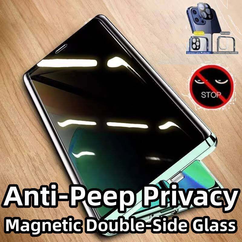 360° Magnetický kryt proti odposlechu pro Huawei Honor 90 80 70 90GT s krytem chrániče objektivu fotoaparátu