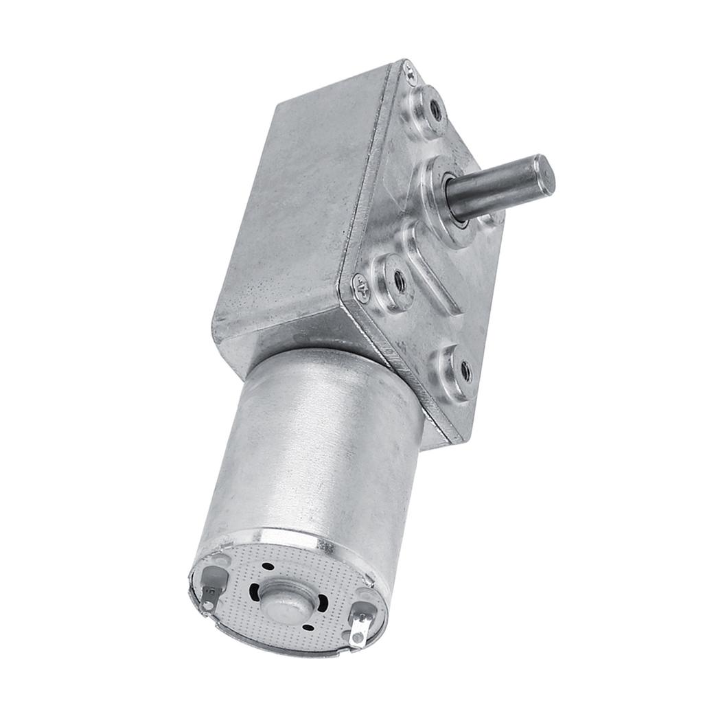 Reversible High Torque Worm Geared Motor DC 12V Reduction Motor CW CCW