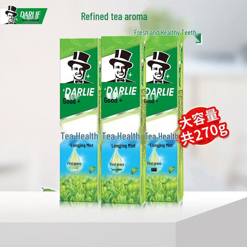 Darlie Tea Care Зубная паста с зеленым чаем Лунцзин, мятой и фтором