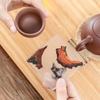 Creative Resin Pine Coasters Heat-Resistant Placemats Drink Mat Tea Coffee Cup Pad Waterproof Non-Slip Table Decor Tableware Pad