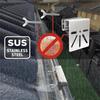 Rustproof Screws Camera Holder Bracket Stainless Steel Gutter Mount Bracket  Commercial Buildings
