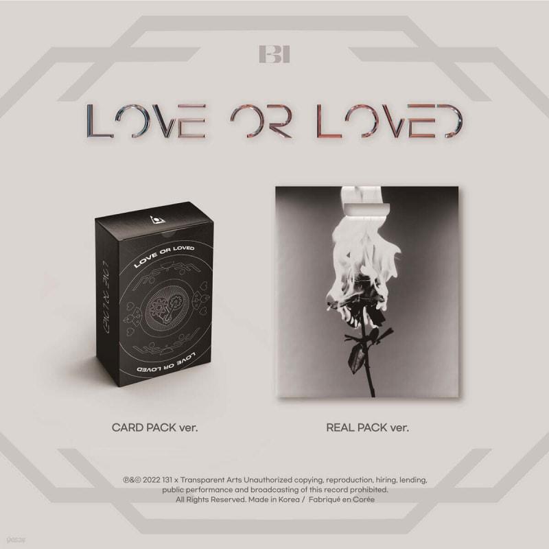 

B.I - Love or Loved Part.1 [1 out of 2 randomly sent]