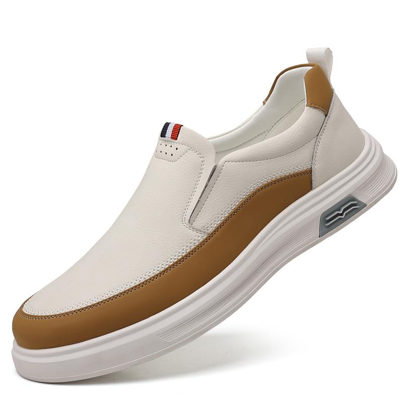 Fashion Fashion Flat Designer Oxford Shoes Men Thick-soled Casual Shoes Classic Muffins Outdoor Walking Shoes Lightweight Driving Shoe