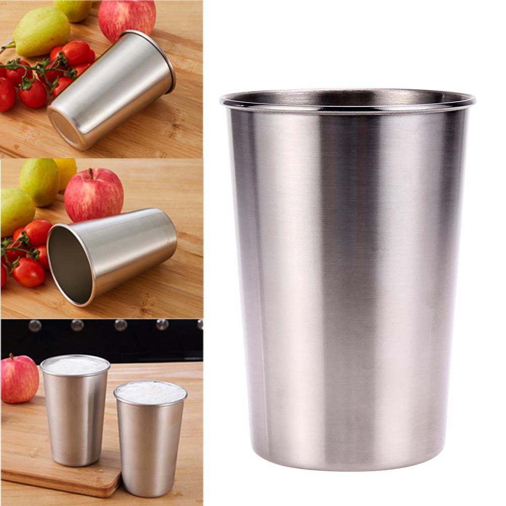 350ML Stailess Steel Mug Coffee Cup Camping Mug Metal Coffee Tea Cup Mugs Portable Milk Tea Cup Tumbler Water Mug Drinking Cups