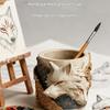 Silicone Wolf Head Embossed Mold Suitable for Resin Planter Candle Holder Crafting Jewelry Making Decorative Container