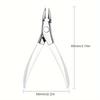 Xiaomi Premium Stainless Steel Toenail Clippers for Thick Hypoallergenic, Fine Blades,Cutting Barb for Long Meat, Ideal for Men & Women