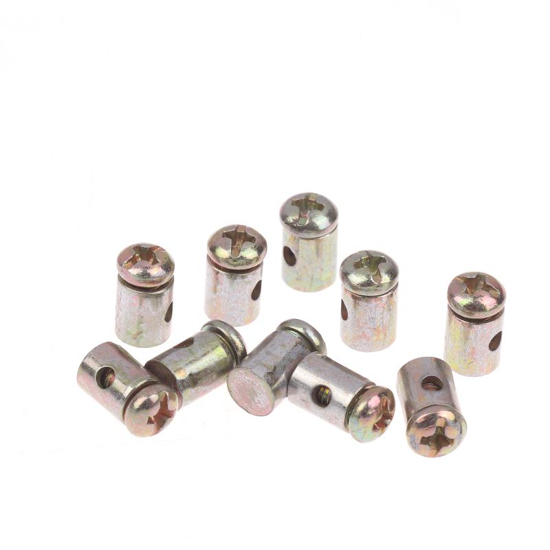 10/30/50Pcs Motorcycle Brake Clutch Choke Cable Repair Kart Bike Mower Parts Throttle Cable Nipple Screw Metal Stopper