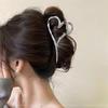 High-End Metal Butterfly Hair Clip for Women - Large, Elegant 2024 Style Shark Clip