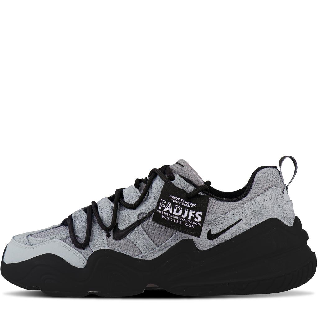 Nike Tech Hera Cushioning Abrasion Resistant Breathable Support Low top Casual Shoes Unisex Black Gray DR9761-101(Team1559-)