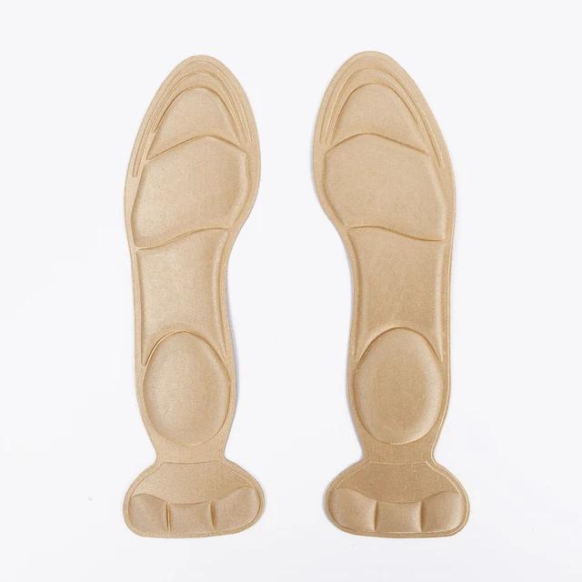 

2-6pcs Women High-heel Shoes Insoles Memory Foam Insoles Anti-slip Cutable Insole Comfort Breathable Foot Care Massage Shoe Pads
