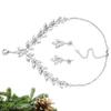 Wedding Jewelry For Brides Bridal Accessories Silver Jewellery Set