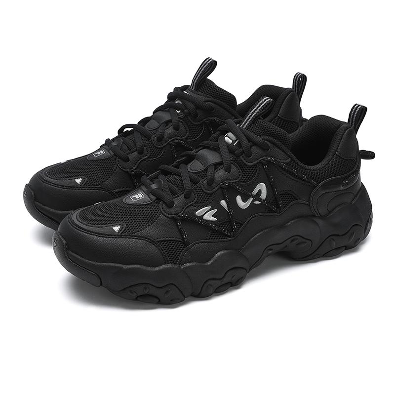 FILA Fluid 6 Cat Paw Retro Fashion Versatile Simple Commuting Sports Comfortable Durable Breathable Lightweight Low-Top Casual Shoes F12M532105FBK