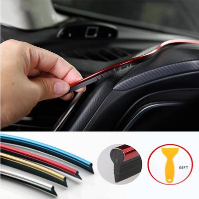 Car Styling Interior Accessories Strip Sticker For Nissan Qashqai J11 Juke X-trail Tiida Note Almera Primera Pathfinder Teana