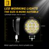 14LED 42W Car SUV Off-Road Round Spotlight Waterproof Vehicle Super Bright Headlight