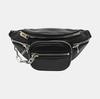 [Gebraucht] Schwarze Lammleder Mini-Hüfttasche - Ausgezeichnet #NIY6OZ