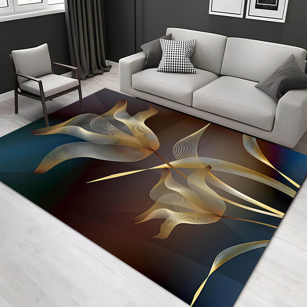 

1pc 1468435766Pattern Carpet, Area Rug For Living Room Bedroom Room Bed Chair Laundry Entryway Corridor Yard Non-slip Outdoor Camping Rug Fl 60cm by 90cm