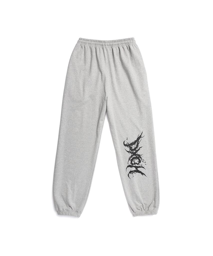 D.XO.H Spring/Summer Bag Street Logo Long Wide Pants Gray