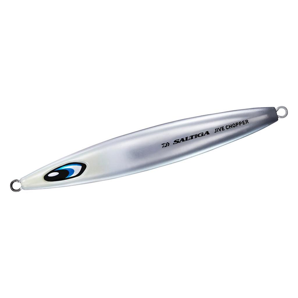 Daiwa Saltiga Jive Chopper 300g Slow Jigging Jig with ML Chameleon Head Silver
