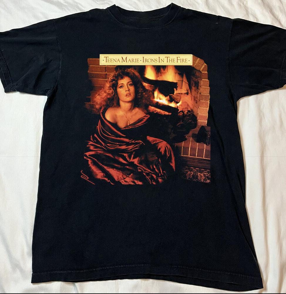 Teena Marie Irons in the Fire Album Unisex Shirt Cotton Gift Tee S-5XL BL214 Unisex T-Shirt XL