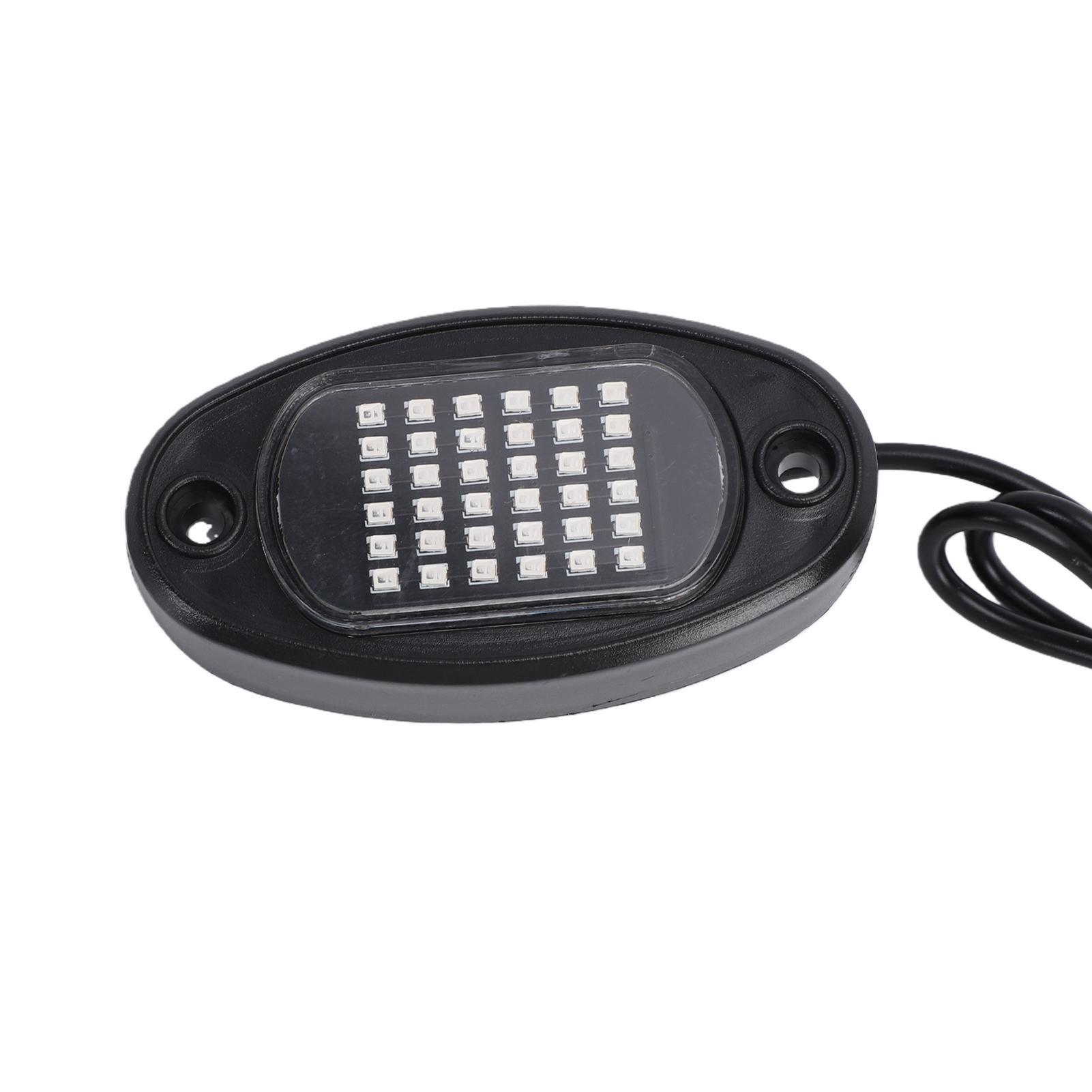 

8 Pods Rock Lights, 36 LEDs Underglow Lights for Truck SUV UTV ATV Car Boat Motorcycle Red Light