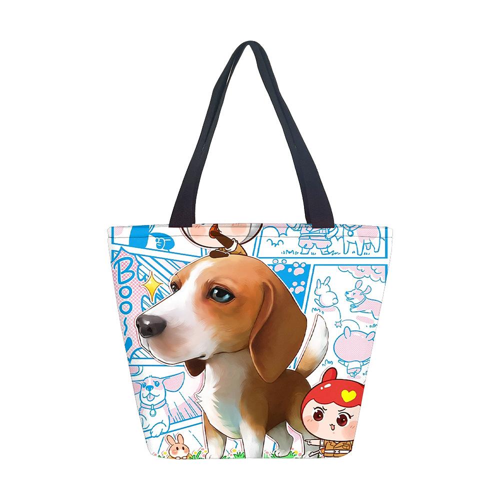 Women's Handbag No Theme Girl Shoulder Bag Printed Canvas Bag Fashion Trend Large Capacity Tote Bag
