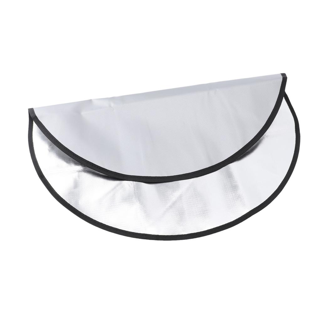 Covoraș rotund de 36 de inci pentru exterior, sub grătar, rezistent la foc, pad pentru grătar, rezistent la ulei, impermeabil, rezistent la căldură, pentru interior, covoraș pentru vatră