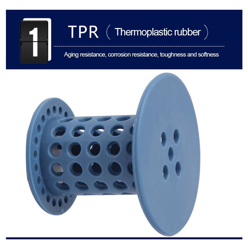 Bathroom Sewer Anti Clogging Device Bathtub Bath Pool Sink Filter Cylindrical Hair Collector Shower Room Floor Drain