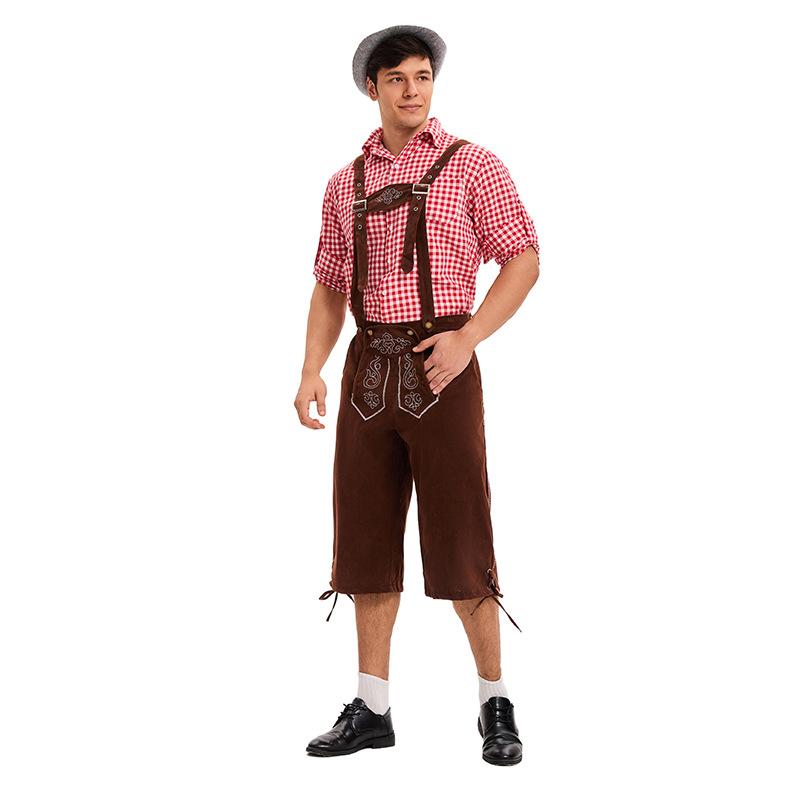 New suspender overalls adult men's carnival beer festival party handsome