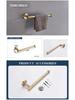 European Luxury Brass Bathroom Set: Knurled Towel Bar, Tissue Holder, Coat Hook, Toilet Brush, Soap Dispenser, Towel Ring.