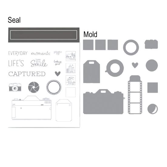 Stamps And Dies for Card Making And Scrapbooking Embossing Dies And Clear Stamps for Photo Albums Gift Boxes Greeting Cards DIY Scrapbooking Kit