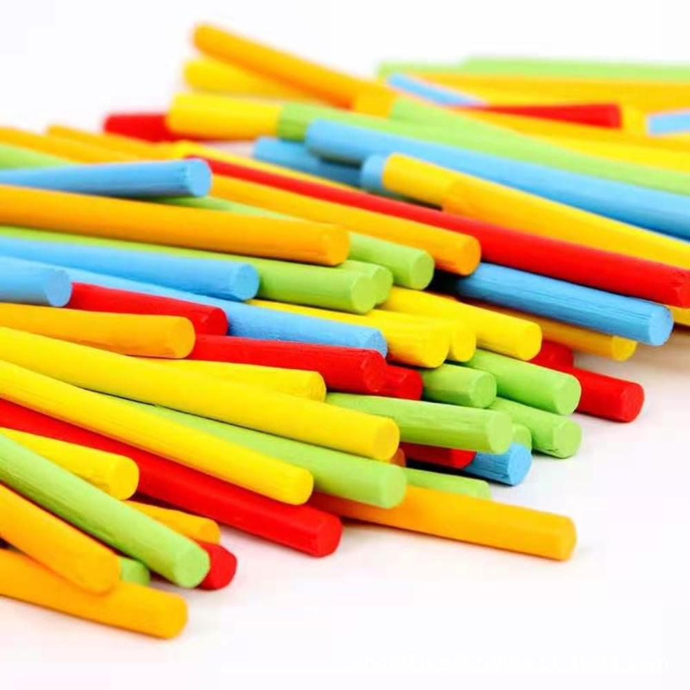 100ks/8cm Matematická barevná počítací tyčinka Dětské výukové vzdělávací hračky Montessori učební pomůcky Předškolní pomůcky pro výuku matematiky