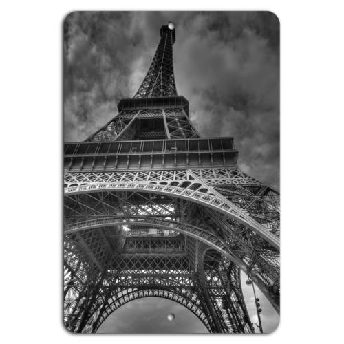

Elegant Eiffel Perspective Iconic Iron ArchitectureAluminum 20x30cm（7.8x11.8inch）