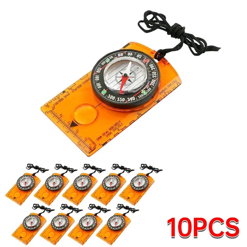 Hiking Backpack Compass Kids Compass Camping and Navigation Compass Backboard Compass for Map Reading