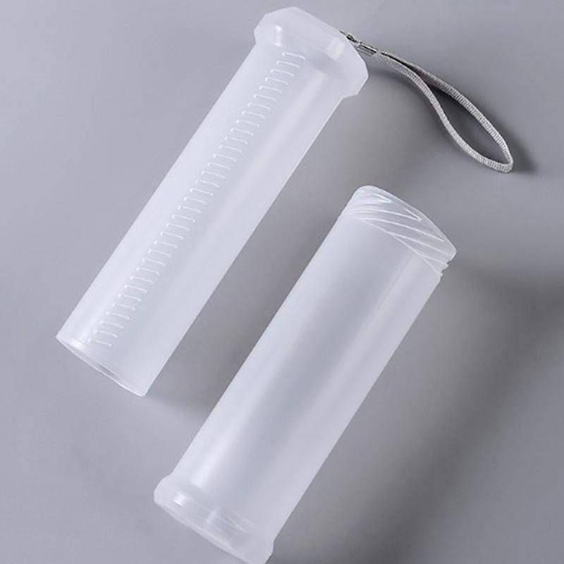 Transparent Adjustable Height Makeup Brush Holder Display Storage Cup Organizer