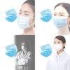 High Quality Adult Disposable Masks Blue Three Layer Non Woven Earloop Protective Masks