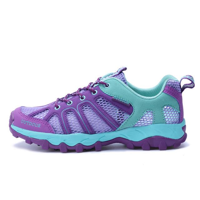 Outdoor Sneakers For Men Women Breathable Hiking Shoes Non Slip Trekking Climbing Sport Shoes Quick Dry Upstream Water Shoes