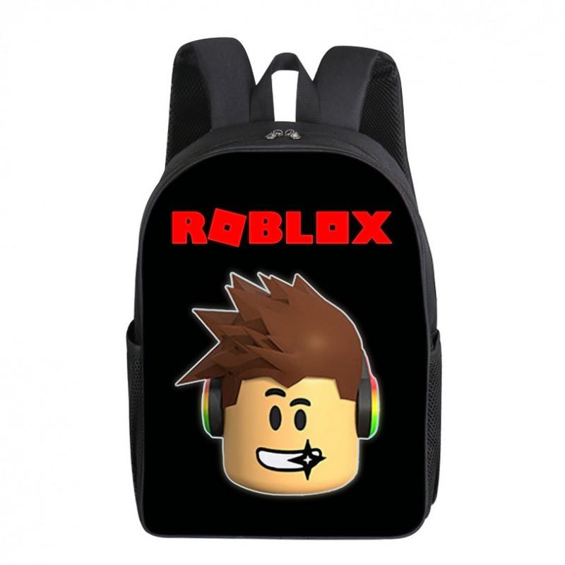 Roblox Kinderschoolrugzak Jongens Meisjes Lichtgewicht Oxford Stof Dubbele Riem Tas Met Luchtgevulde Riemen