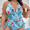 Plus Size Women High Waist Bikini Swimsuits, Women's Swimwear & Clothing
